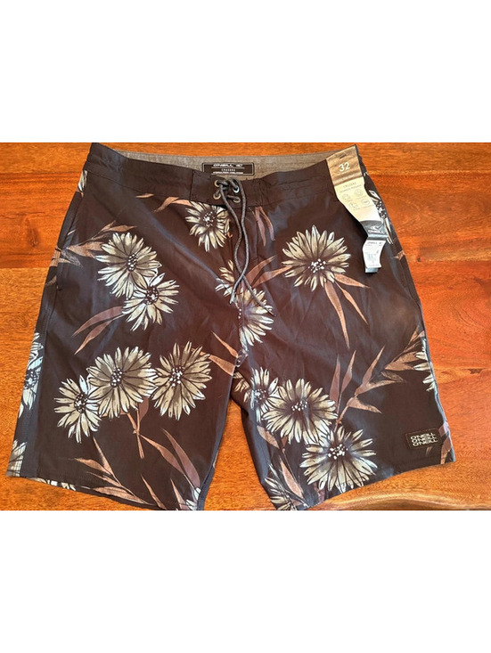 O'Neill Other - O’Neill Cruzer 19 Boardshorts Men’s 32 Black Floral Swim Trunks NWT $59.50